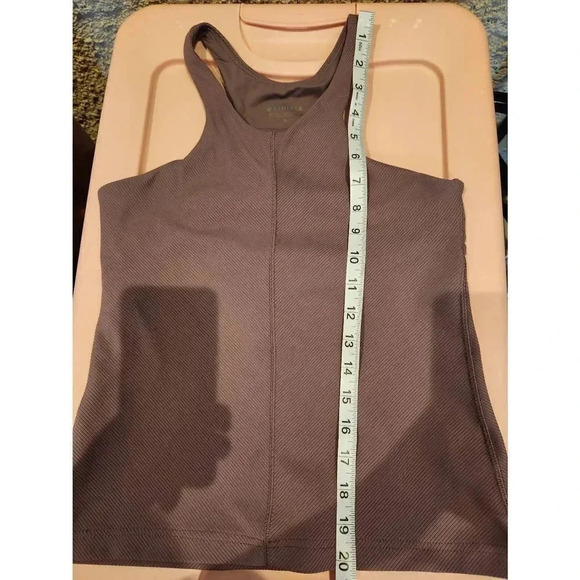 Athleta High Neck Tank Top Mauve Purple Size Small. - Picture 6 of 6